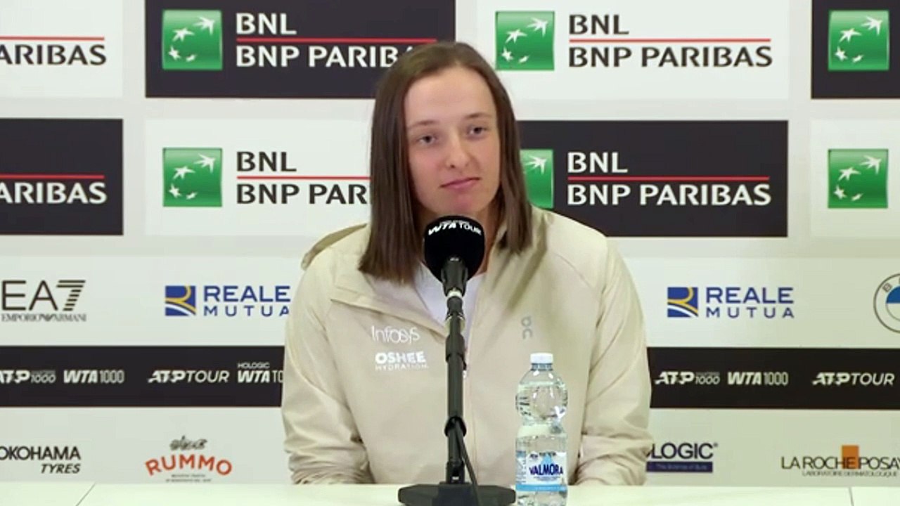 Tennis - Rome 2025 - Iga Swiatek : "Qui a dit que je ne jouerai pas sur gazon ? Je serai à Wimbledon"