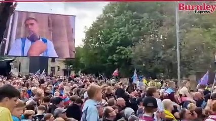 Burnley FC promotion parade, Maxime Esteve