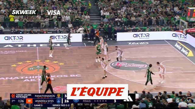 Le Panathinaïkos s'offre l'Anadolu Efes et rejoint le Final Four - Basket - Euroligue (H)