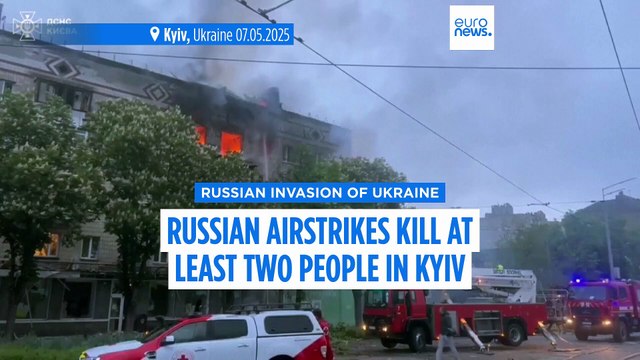 At least two killed in Russian missile and drone strikes on Ukraine's capital Kyiv