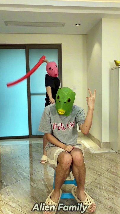 Alien Family😂 Stone Paper Scissor Challenge punishment Part 4 | #Shorts #funny  #comedy  #AlienFamily