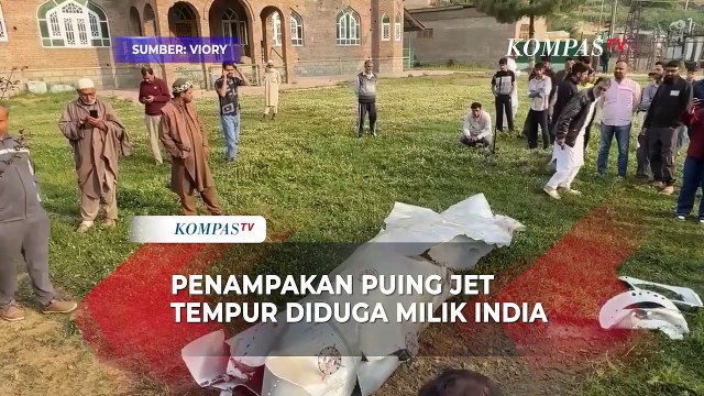 Penampakan Puing Jet Tempur Diduga Milik India, Pakistan Klaim Tembak Jatuh 5 Jet Tempur