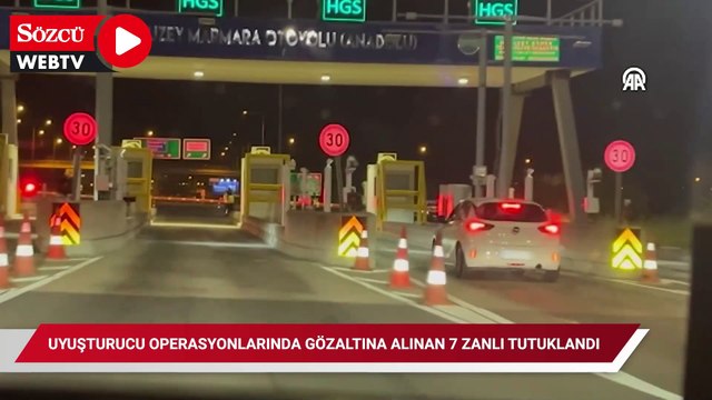 Uyuşturucu operasyonu jandarma kamerasında