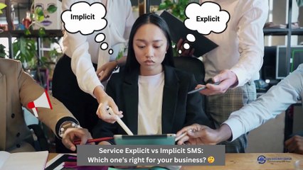 Service Explicit vs Implicit SMS Explained | Bulk SMS for Businesses in India