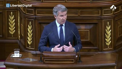 Discurso completo de Feijóo contra las explicaciones de Sánchez sobre el apagón
