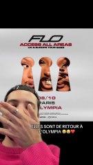 Flo est de retour en concert à l’Olympia 😭❤️
