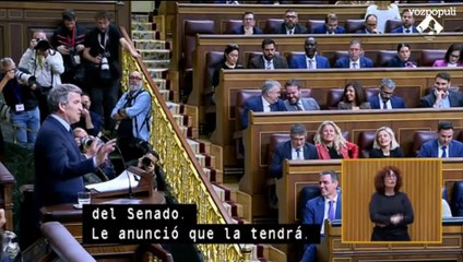 Feijóo exige responsabilidades en Red Eléctrica e ironiza con el hermano de Sánchez