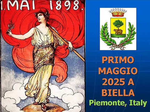 PRIMO MAGGIO 2025 A BIELLA (PIEMONTE, ITALIA)