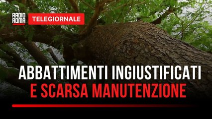 Comitati e associazioni: verde a Roma fuori controllo