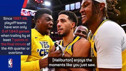 Pacers hail buzzer-beating Haliburton heroics as comeback stuns Cavs