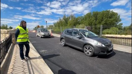 Apertura al tráfico del puente de San Esteban de Gormaz