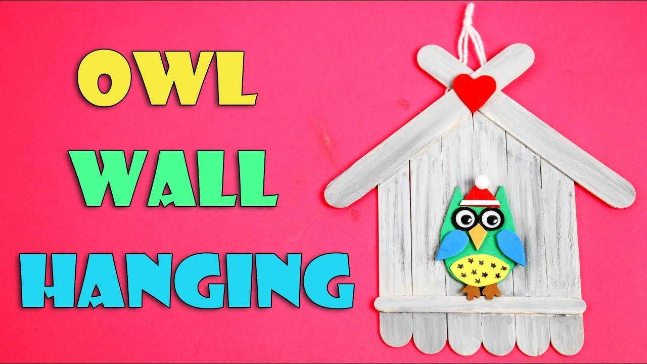 DIY Owl Wall Hanging 🦉 | How to Make Cute Wall Decor at Home | USP Craft