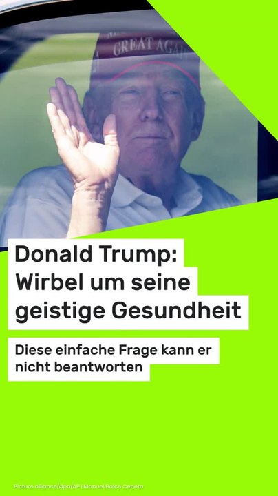 Copy of Donald Trump: Wirbel um seine geistige Gesundheit: Diese einfache Frage kann er nicht beantworten