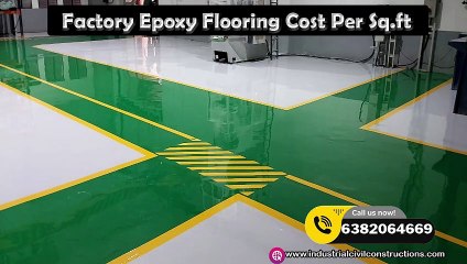 Factory Epoxy Flooring Cost Per Sq.ft