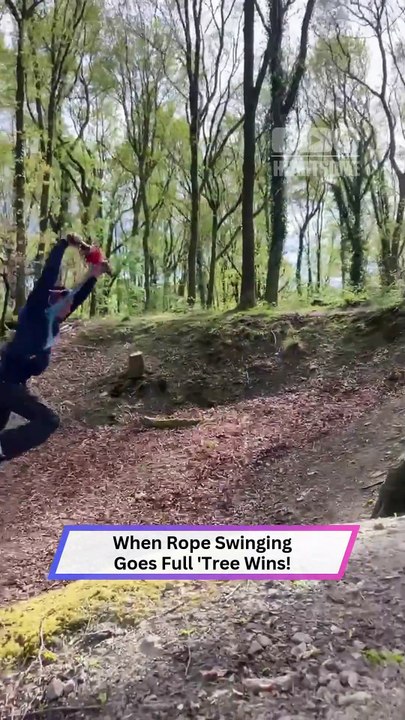 Epic Rope Swing Fails—Tree Scores | Men Faceplant! 🌳💥😂