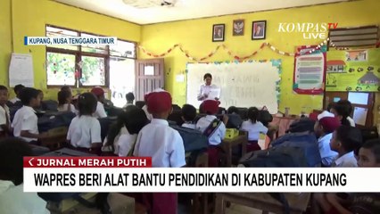 Gibran Kunjungi SD Inpres Kaniti Kupang, Bagikan Bantuan Pendidikan ke Guru dan Siswa