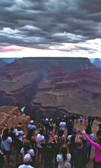 "Is it fire from heaven or a meteorite? 🌌💥 Explosive power revealed! #GrandCanyon #Mystery"
