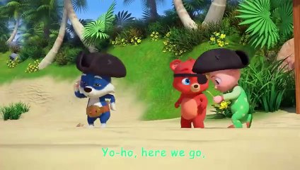 Pirate Treasure Song - CoComelon Animal Time - Animals for Kids