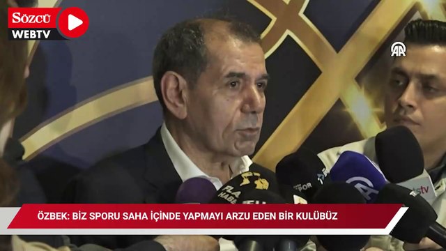 Özbek: Biz sporu saha içinde yapmayı arzu eden bir kulübüz
