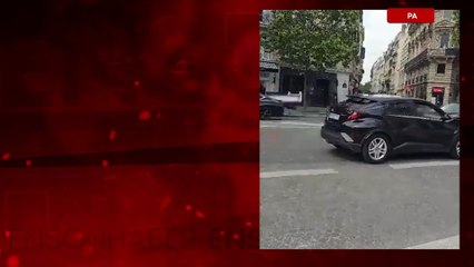 Ahmed Şara'nın konvoyu Paris'te tekbirlerle karşılandı