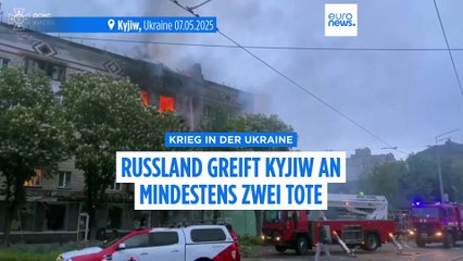 Kurz vor Weltkriegsgedenktag: Russland attackiert Kyjiw mit Drohnen, 2 Tote