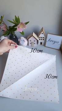 DIY Origami Bag Tutorial via: @_breya_Learn how to make a cute and simple DIY origami bag in this easy step-by-step video tutorial. Perfect for gifting, organizing small items, or just for fun!