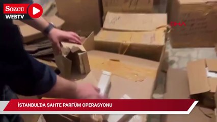 İstanbul'da sahte parfüm operasyonu