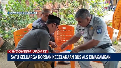 Ibu dan 2 Anak Korban Kecelakaan Bus Antar Lintas Sumatera Dimakamkan