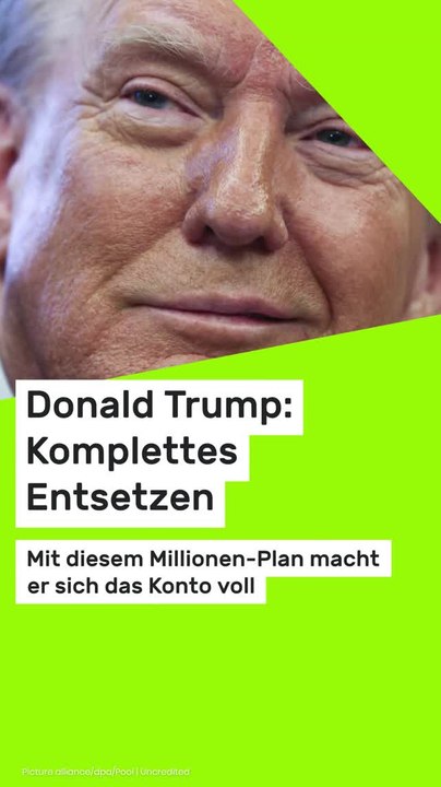 Copy of Trump's Meme Token Dinner ControversyDonald Trump: Komplettes Entsetzen: Mit diesem Millionen-Plan macht er sich das Konto voll