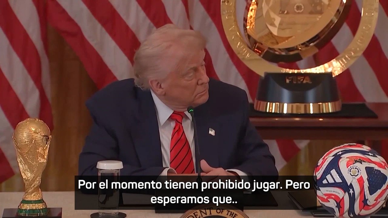 TRUMP se REÚNE con INFANTINO y se SORPRENDE de que RUSIA no juegue el MUNDIAL