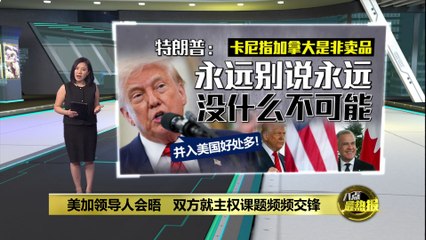 卡尼坚称加拿大永远不出售，特朗普回应：没有什么是不可能的 🇨🇦