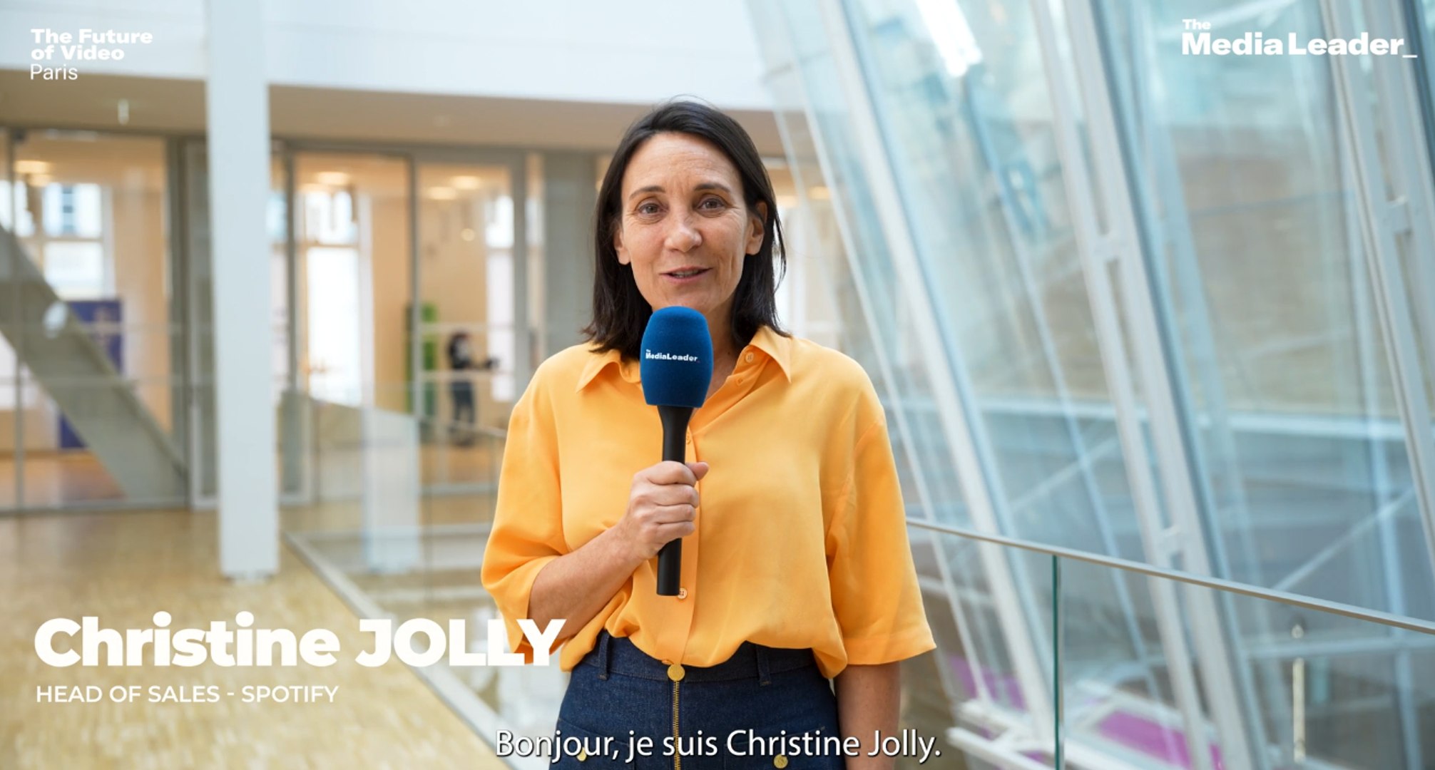 ⁣Interview de Christine Jolly (Spotify)