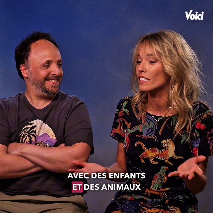 EXCLU - Elodie Fontan et Romain Lancry dévoile une étonnante anecdote sur le tournage du film Anges et Cie