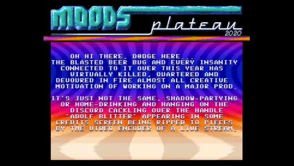 Amiga Intro 40K Postcard from Quarantania by Moods Plateau - Desire (2020)