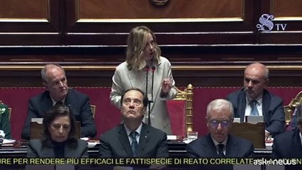 Meloni: Legge femminicidio riconosce specificità del reato