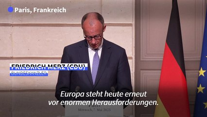 Merz in Paris: "Neustart" für deutsch-französische Freundschaft