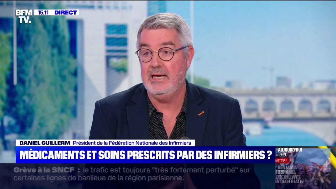 Réforme du métier d'infirmier: "Cette loi est historique pour la profession", souligne Daniel Guillerm (président de la Fédération nationale des infirmiers)