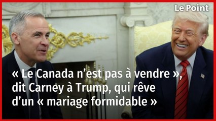 « Le Canada n’est pas à vendre », dit Carney à Trump, qui rêve d’un « mariage formidable »