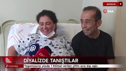 Antalya'da yaşamasına yüzde 1 ihtimal verilen çiftin sıra dışı aşkı