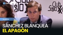 El repaso de Almeida a Sánchez por la gestión del apagón