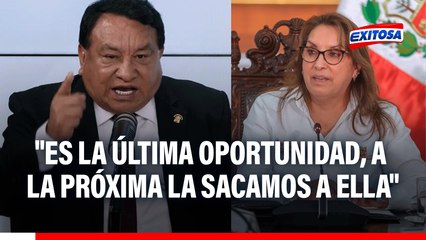 José Luna anuncia moción para cambiar a todos los ministros: "Es la última oportunidad de Dina Boluarte"