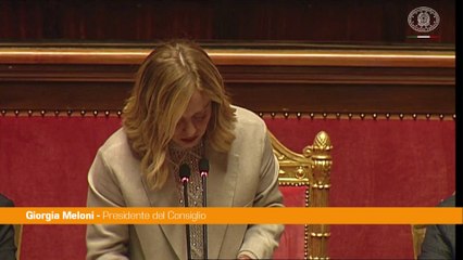 "Duello" Meloni-Renzi al Question Time in Senato