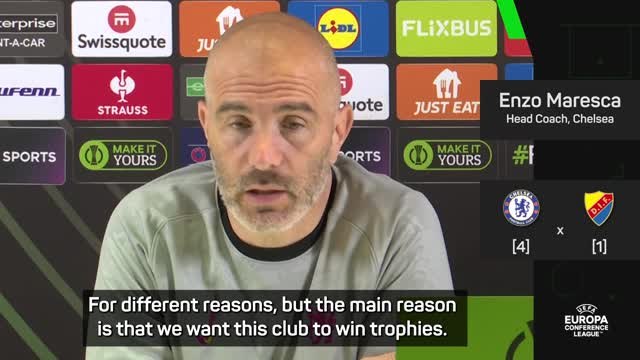 Maresca reiterates desire to lift the Conference League with Chelsea