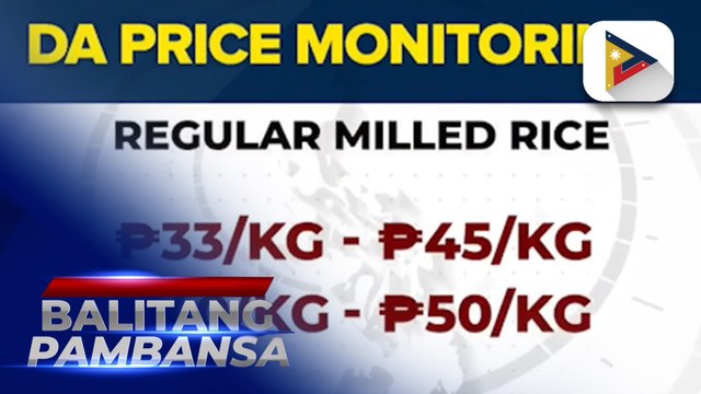 Price of rice drops to P40/kg from P48/kg