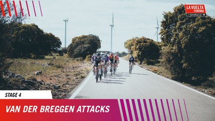 Decisive attack from Anna van der Breggen - Stage 4 - La Vuelta Femenina 25 by Carrefour.es