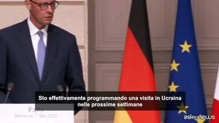 Merz: "Andrò in Ucraina, con Ue intendiamo garantire tregua duratura"
