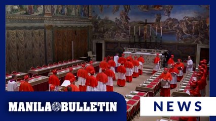 Cardinal electors enter Sistine Chapel for ceremony to open conclave to choose next pope