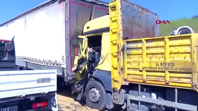 Kuzey Marmara Otoyolu'nda kaza
