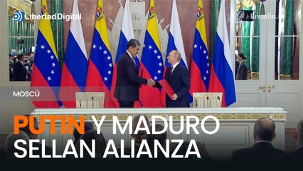 Putin y Maduro firman un acuerdo de asociación estratégica en el Kremlin
