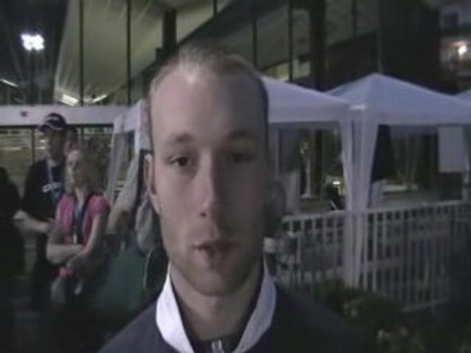 Interview de Maxime Bergeron - Antibes 2008 - Finswimming